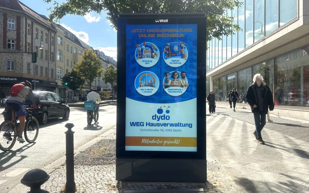 Best case study: Programmatic out-of-home campaign for Dydo Immobilien & Hausverwaltung