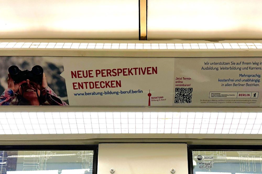 INNENWERBUNG U-BAHN GESBIT